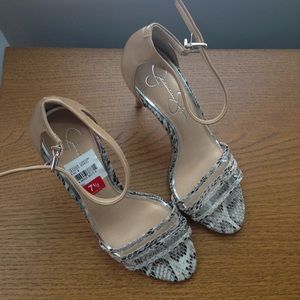 Jessica Simpson Snakeskin Printed Heel